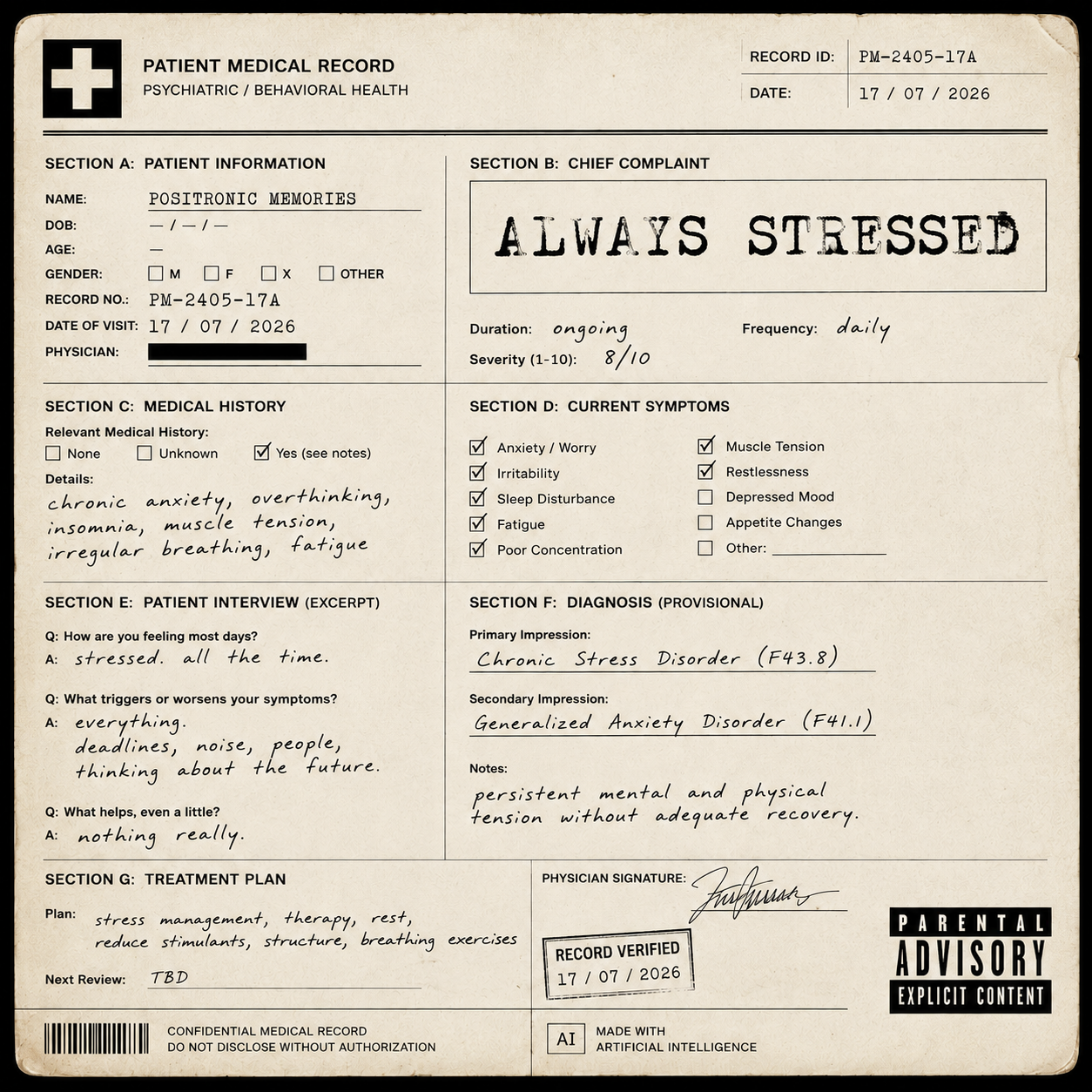 Always Stressed